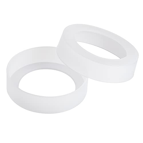 Sourcing Map Home & Garden socle bouteille silicone blanc lot 8