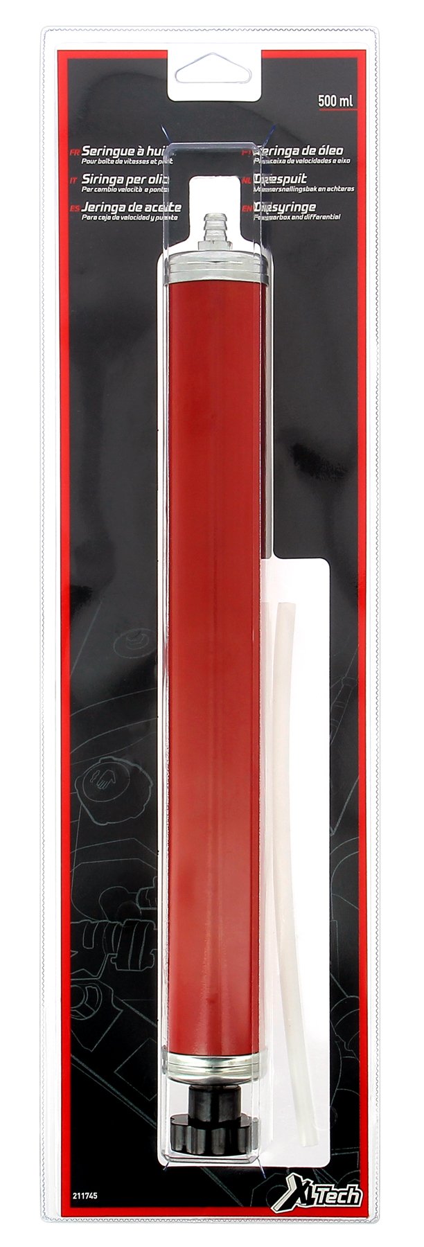 Precision Steel 211745 seringue à huile 500ml boîte pont