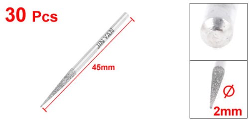 SOURCINGMAP pointe diamant conique 2 mm lot 30 polissage