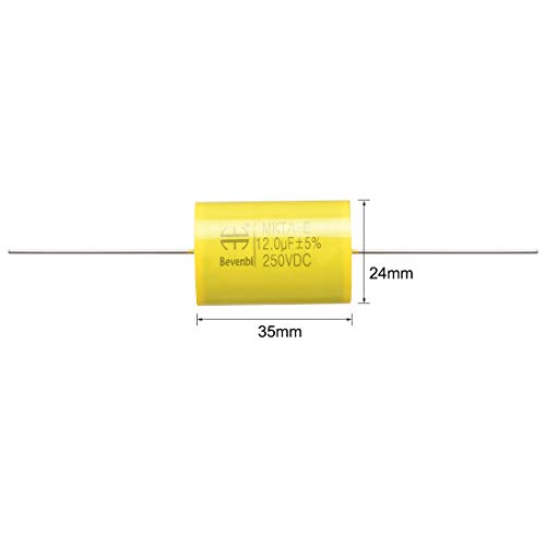 Sourcing Map Condensateur film polyester axial 12.0uF lot 2