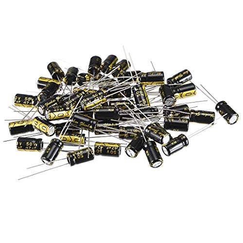 Sourcingmap 47uF 50V condensateur électrolytique 6x11mm lot 50