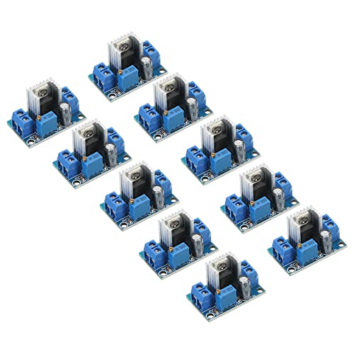 sourcing map LM317 convertisseur buck 2,2A bleu lot 10