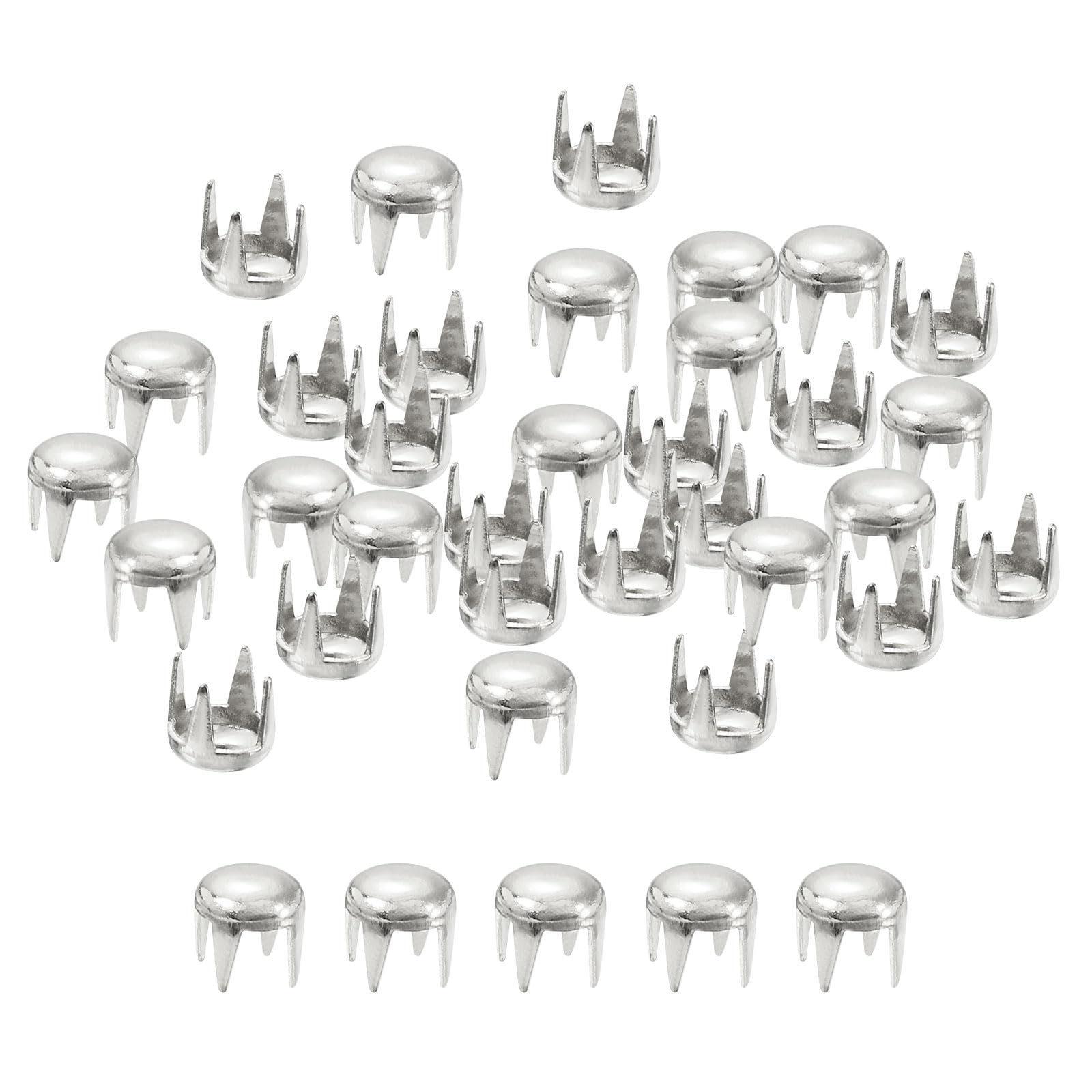 Sourcingmap Home & Garden Clou Dôme Métal Argenté 4mm Lot 100 Laiton