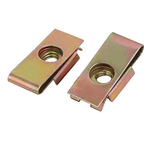 Sourcingmap Automotive écrou U M5 fer zingué 20 pcs