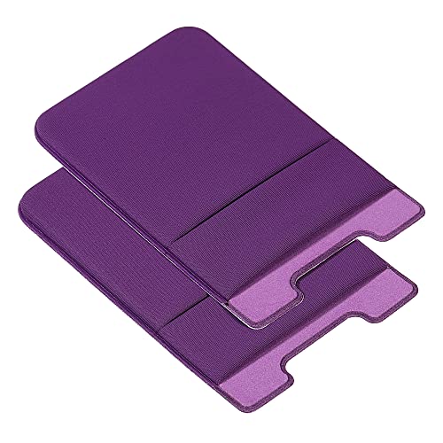 sourcing map Electronics porte-cartes adhésif violet lot 2 double couche