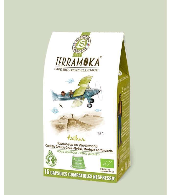 Terramoka Le jeune Arthur coffret gourmand café cadeau
