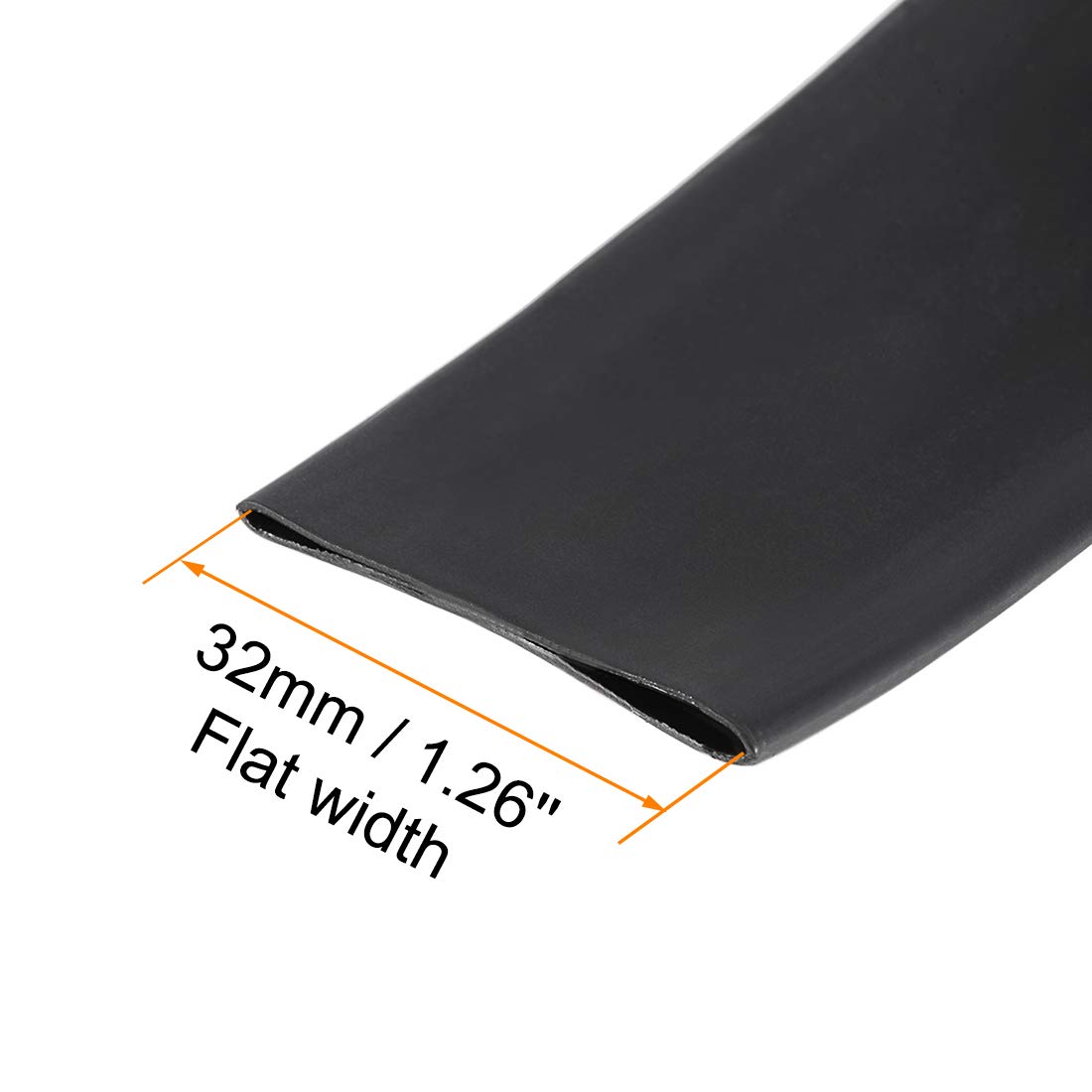 Sourcingmap Electronics gaine thermorétractable 3/4 noire 3 m