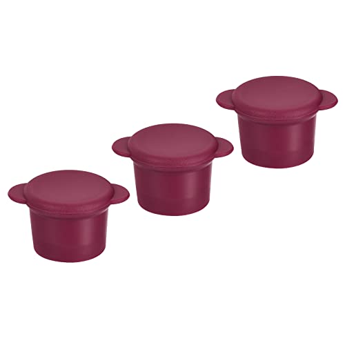 Sourcingmap Home & Garden bouchon bouteille silicone fuchsia 3 pcs