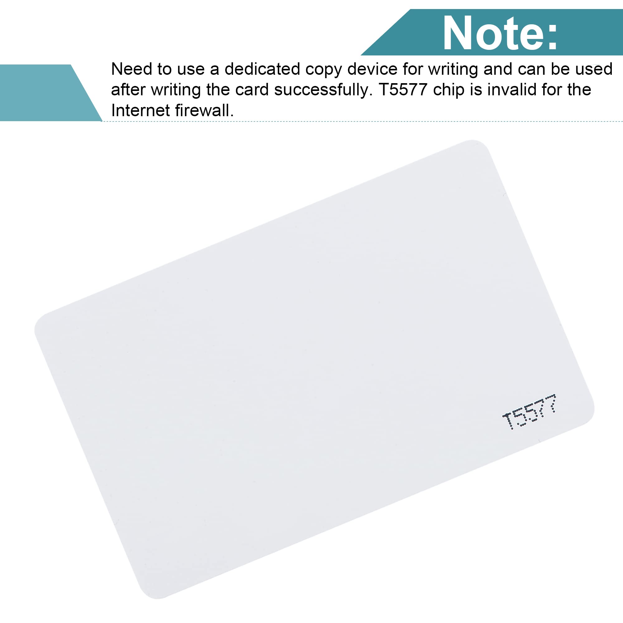 Sourcing Map Electronics Carte RFID T5577 125KHz Blanche 10 pcs