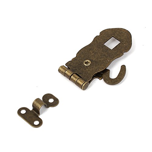 SOURCINGMAP Loquet rétro bronze fermoir coffre 72x23mm