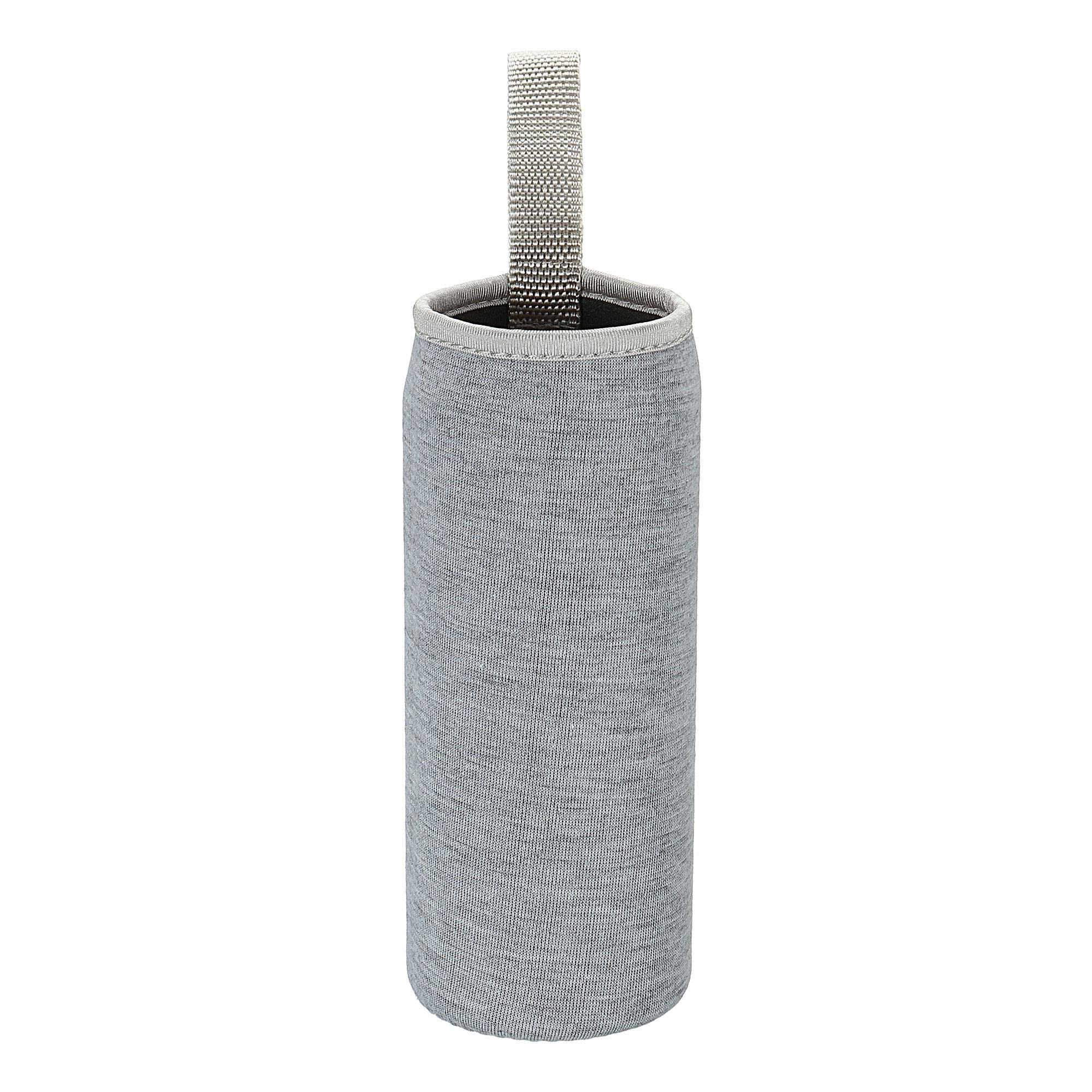 Sourcing Map Housse bouteille néoprène 500ml gris lot 2 isotherme