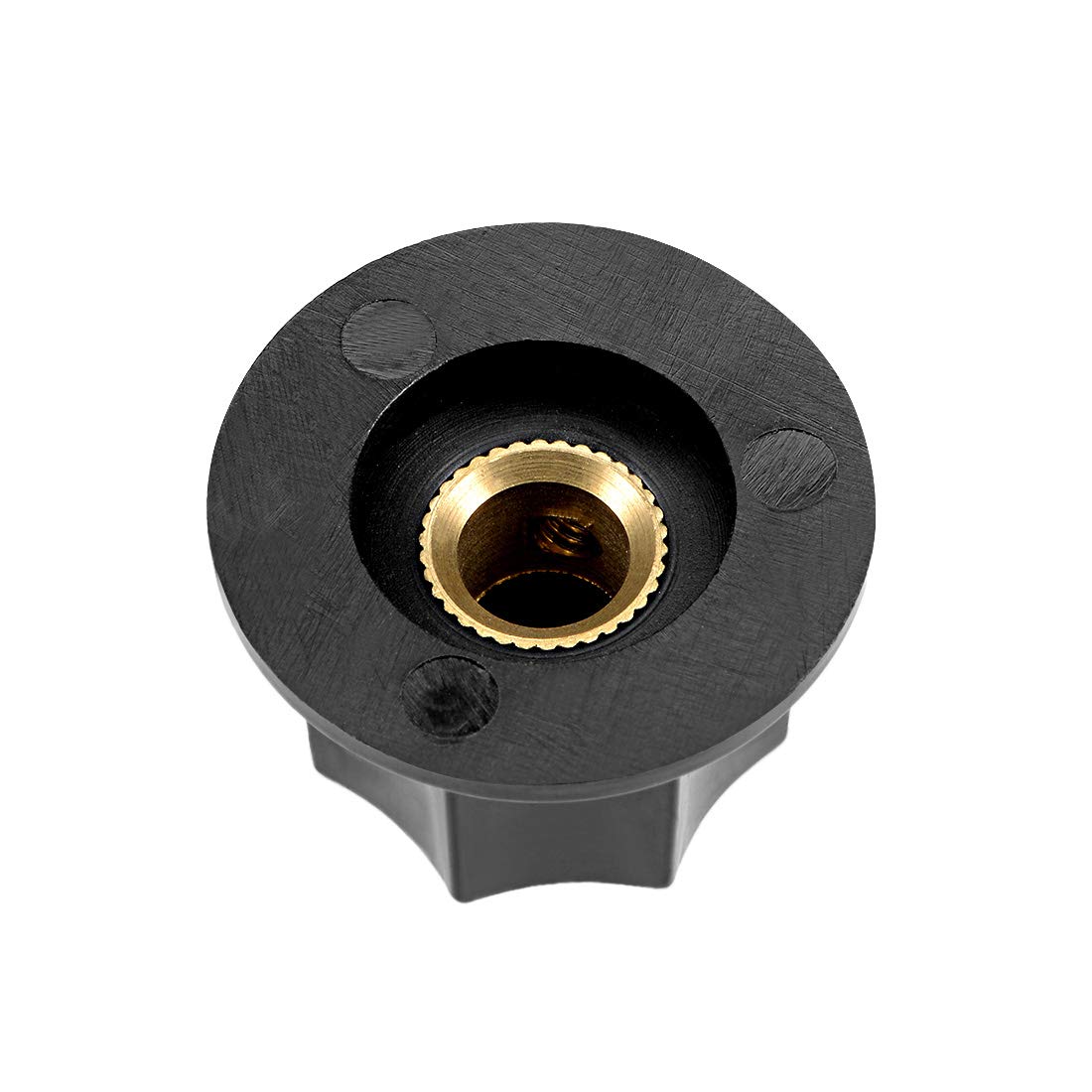 sourcing map B01 bouton potentiomètre 6mm noir 10 pcs 24x15mm