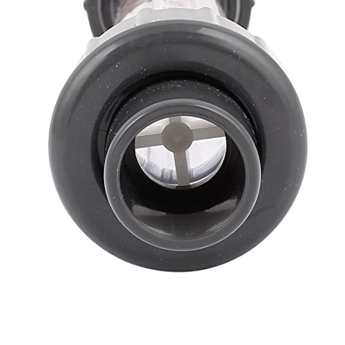 Sourcingmap débitmètre eau 5-50L/h tube verre connecteur mâle