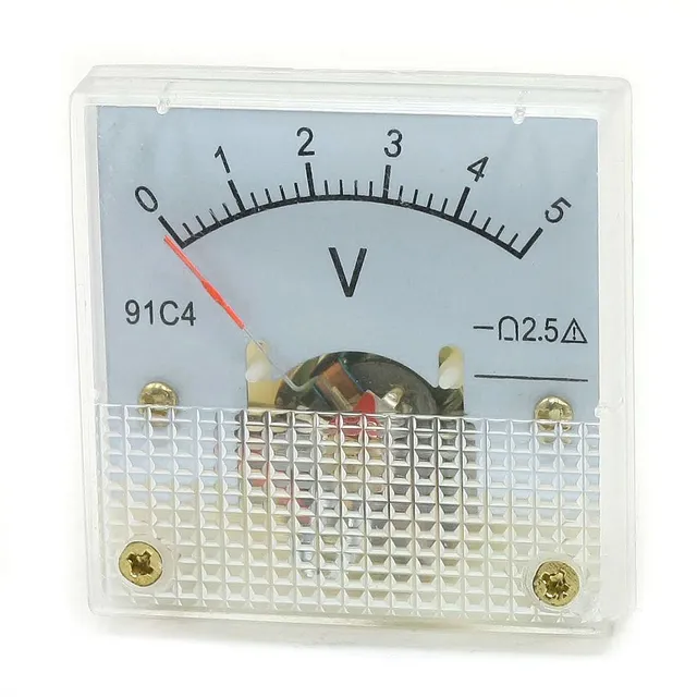 Sourcing Map 91C4 Voltmètre analogique DC 0-5V