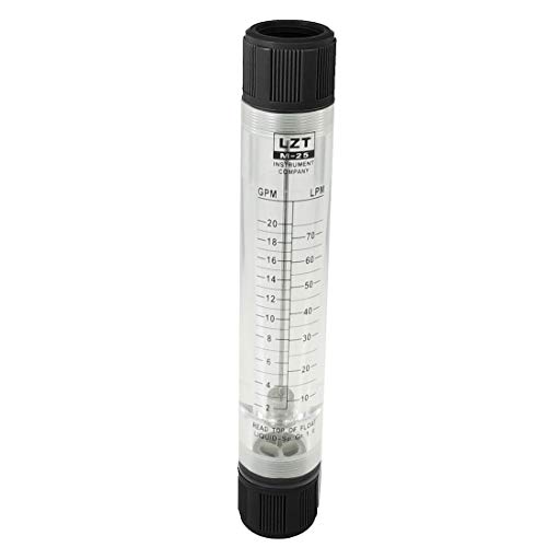 Sourcingmap Industrial débitmètre eau tube 1" PT 2-20 GPM