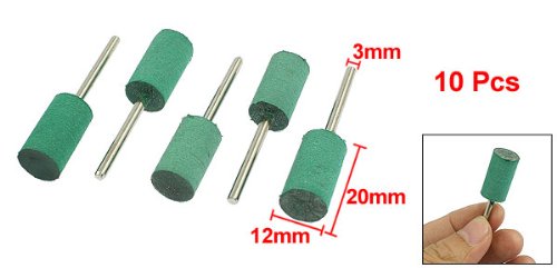 Sourcingmap Industrial pointe cylindrique 12x20 mm verte x10