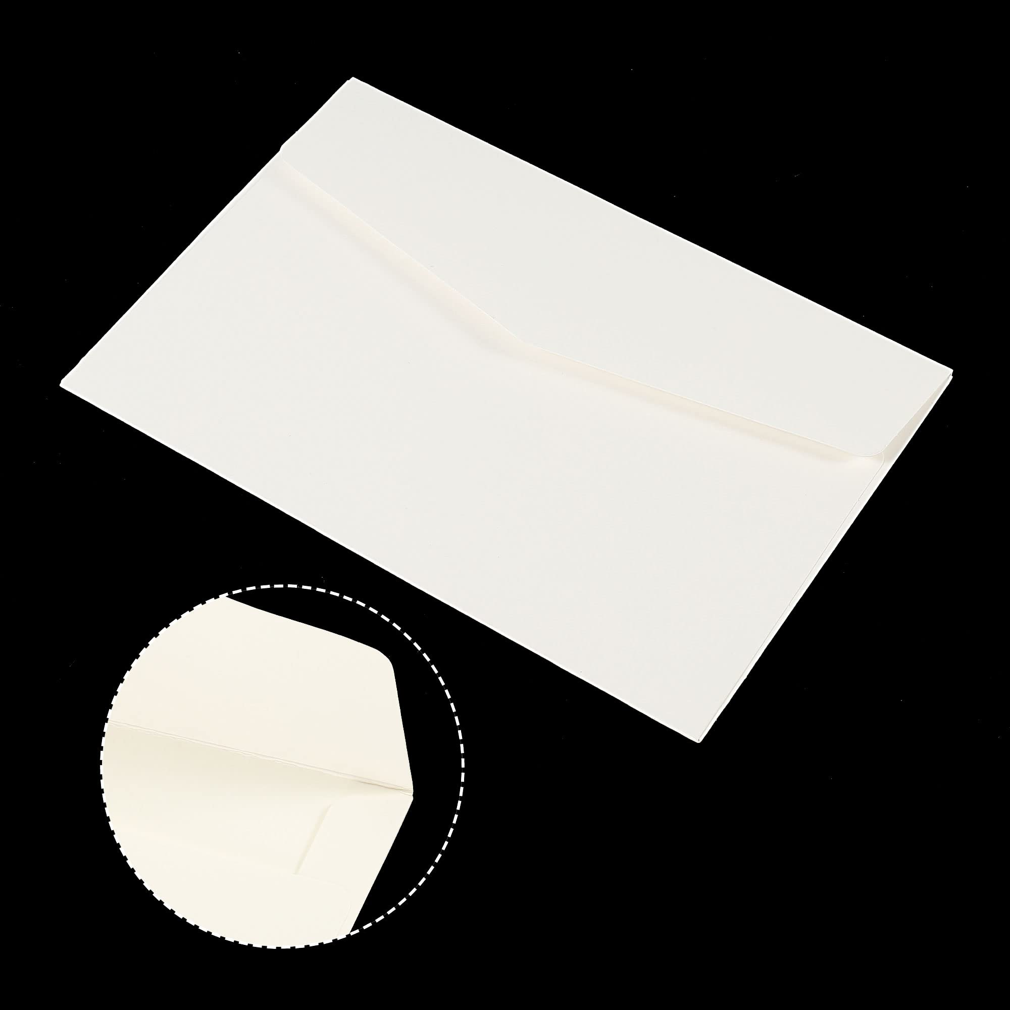 Sourcing Map Enveloppe 11x16 cm Blanche x10 Carte Invitation