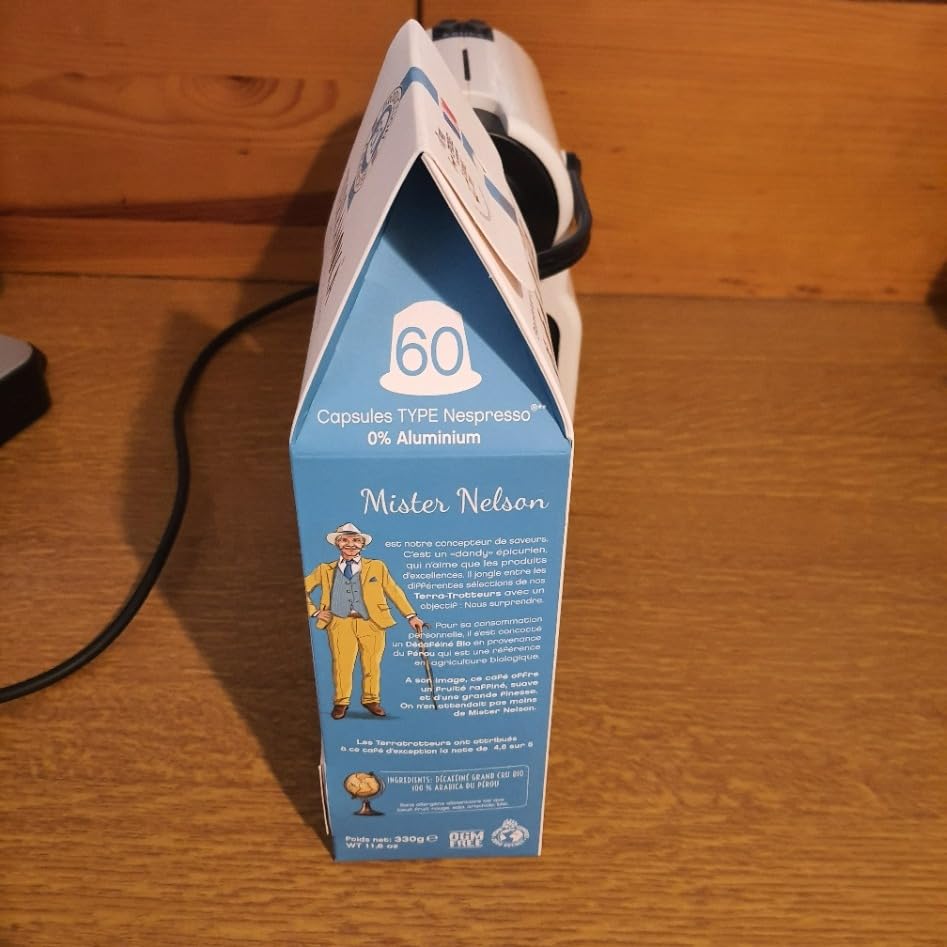 Terramoka Mister Nelson Capsules Décaféiné Bio 60 Arabica