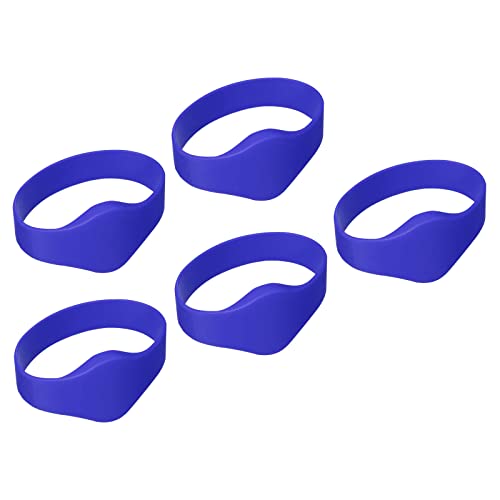 sourcing map bracelet RFID 13,56 MHz bleu lot 5
