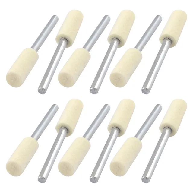 Sourcingmap Embouts feutre cylindriques 6 mm lot 12 polissage