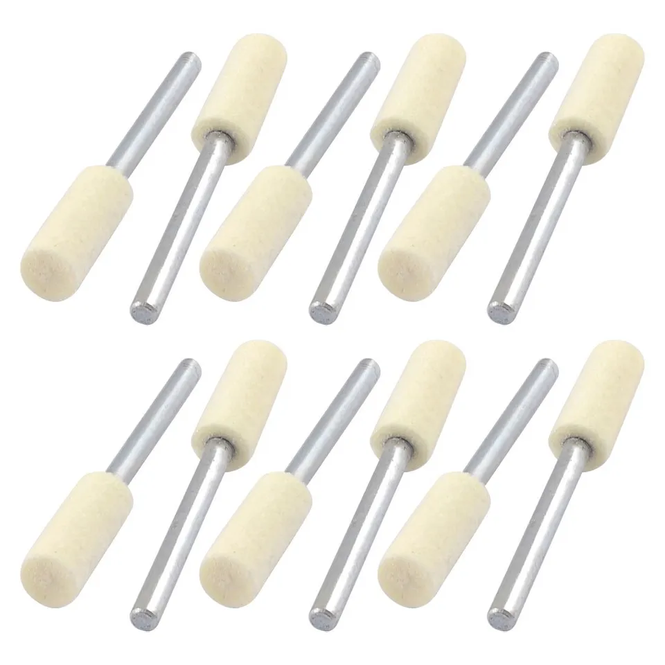 Sourcingmap Embouts feutre cylindriques 6 mm lot 12 polissage