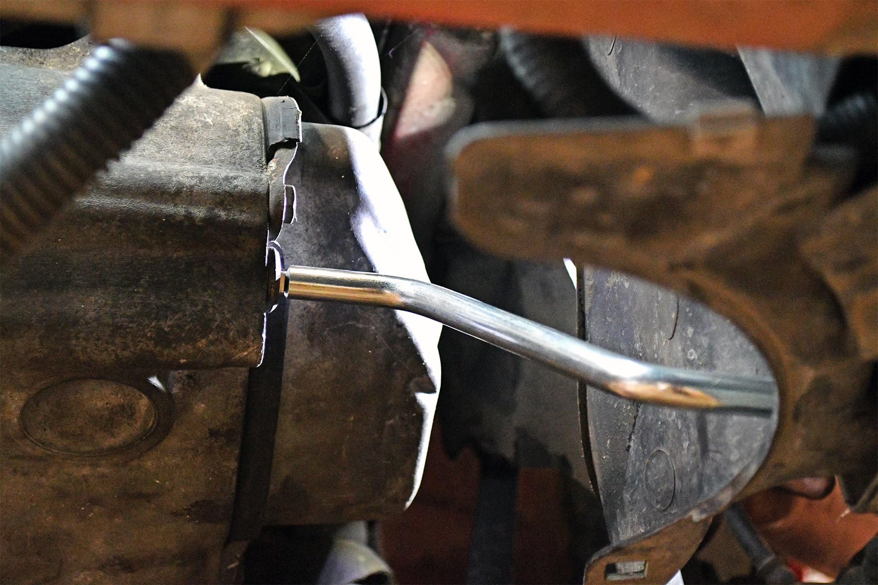 PRECISION STEEL Clé vidange carrée 8-10mm argenté