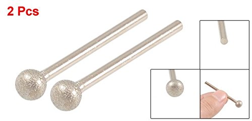 Sourcingmap Fraises diamant boules 8 mm lot 2 tige 3 mm