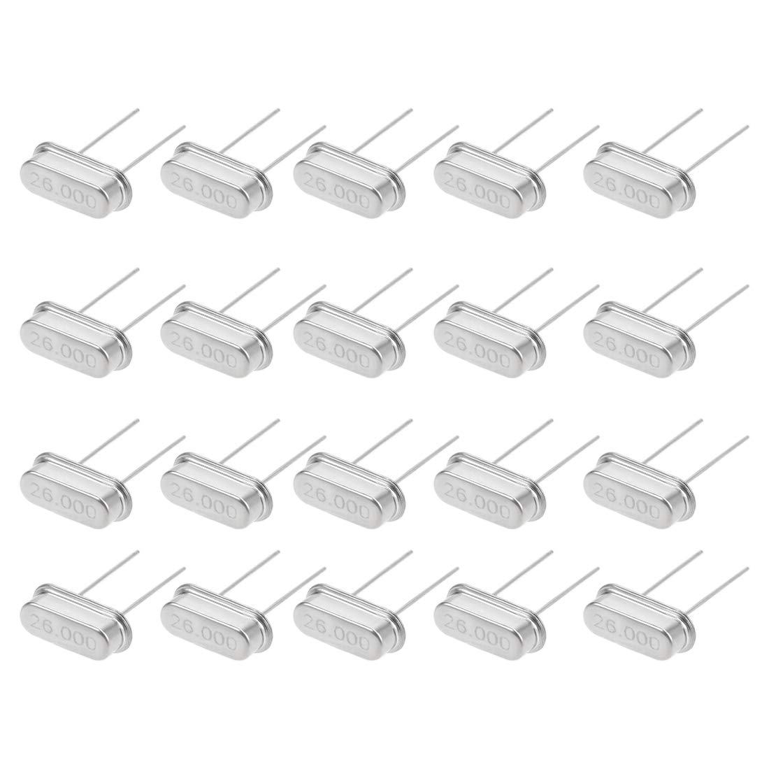 Sourcingmap HC-49S Oscillateur Quartz 26 MHz DIP 2 Broches