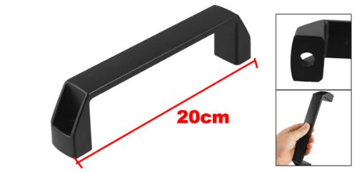 sourcingmap Poignée Meuble Métal Noir 180mm entraxe 18cm