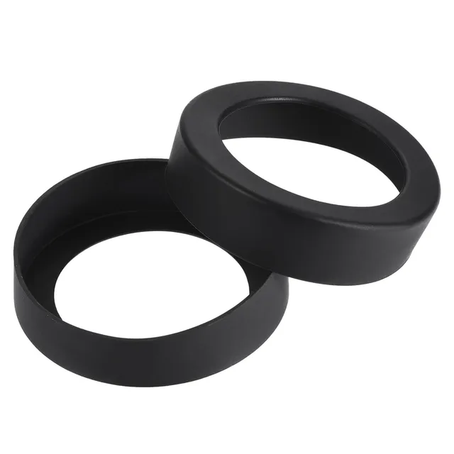 Sourcing Map Protège-bouteille silicone noir 67mm lot 4