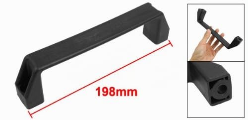 sourcingmap poignée placard entraxe 180mm noir plastique
