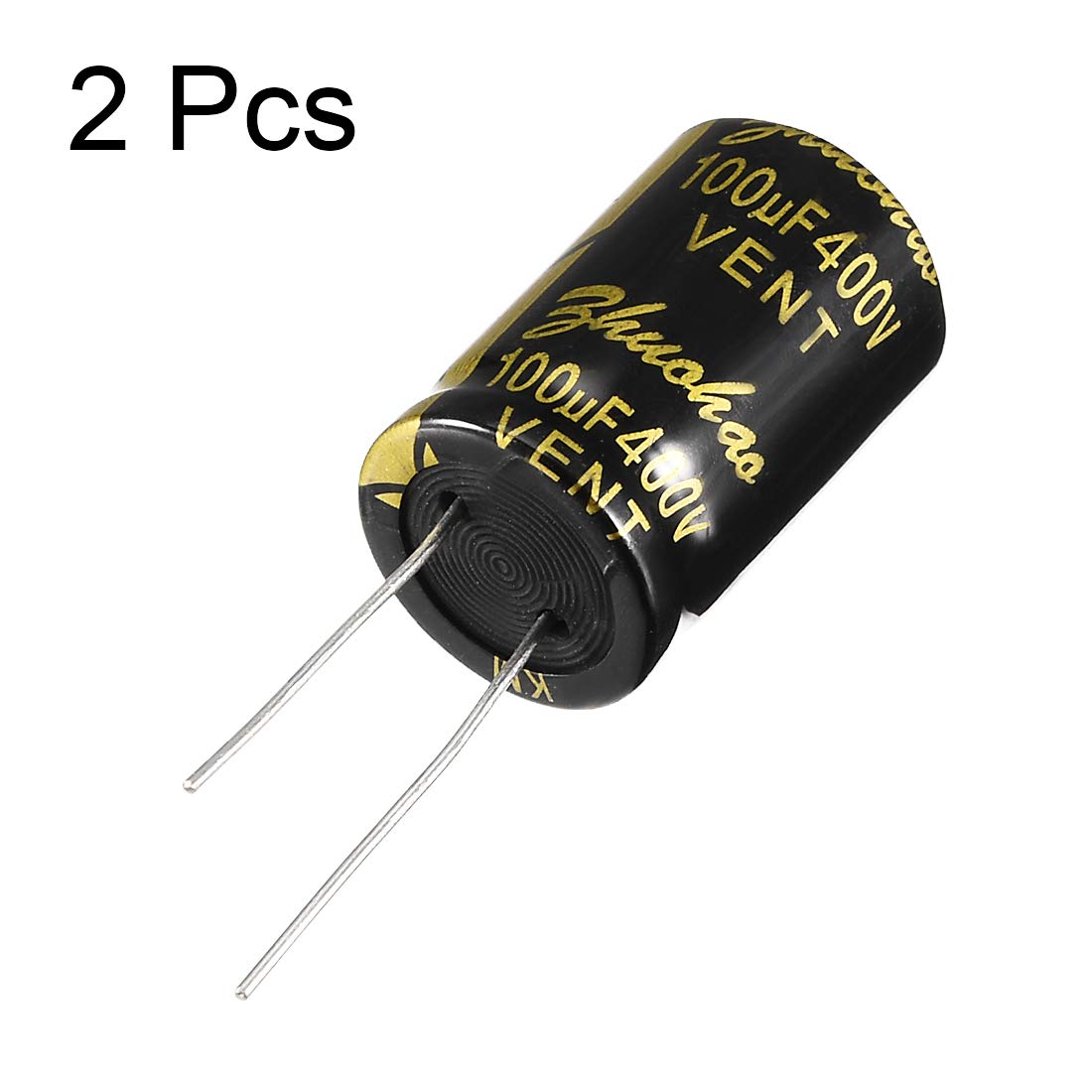 Sourcing Map Condensateur 100uF 400V 18x28mm 2pcs