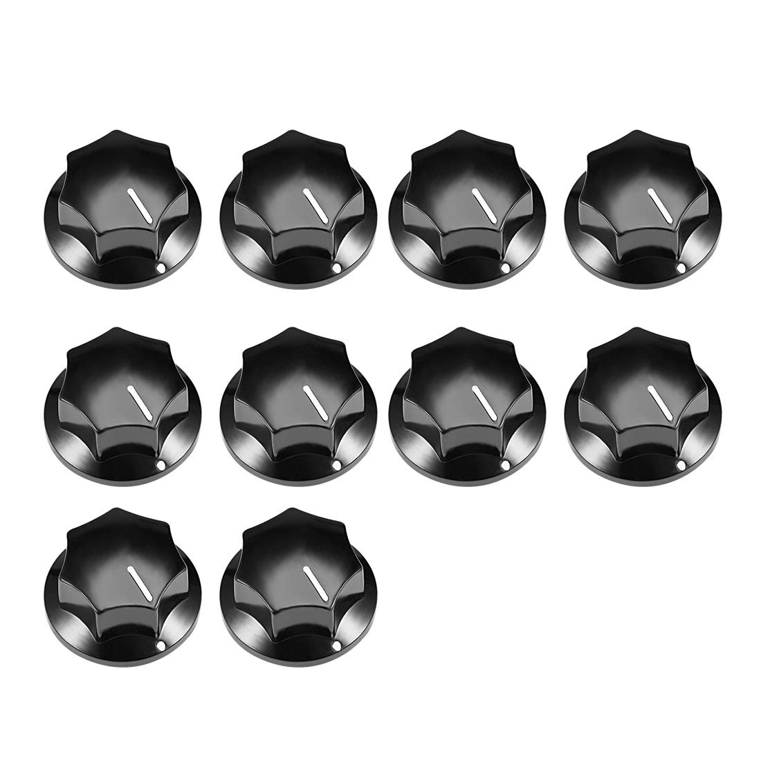 sourcing map B01 bouton potentiomètre 6mm noir 10 pcs 24x15mm