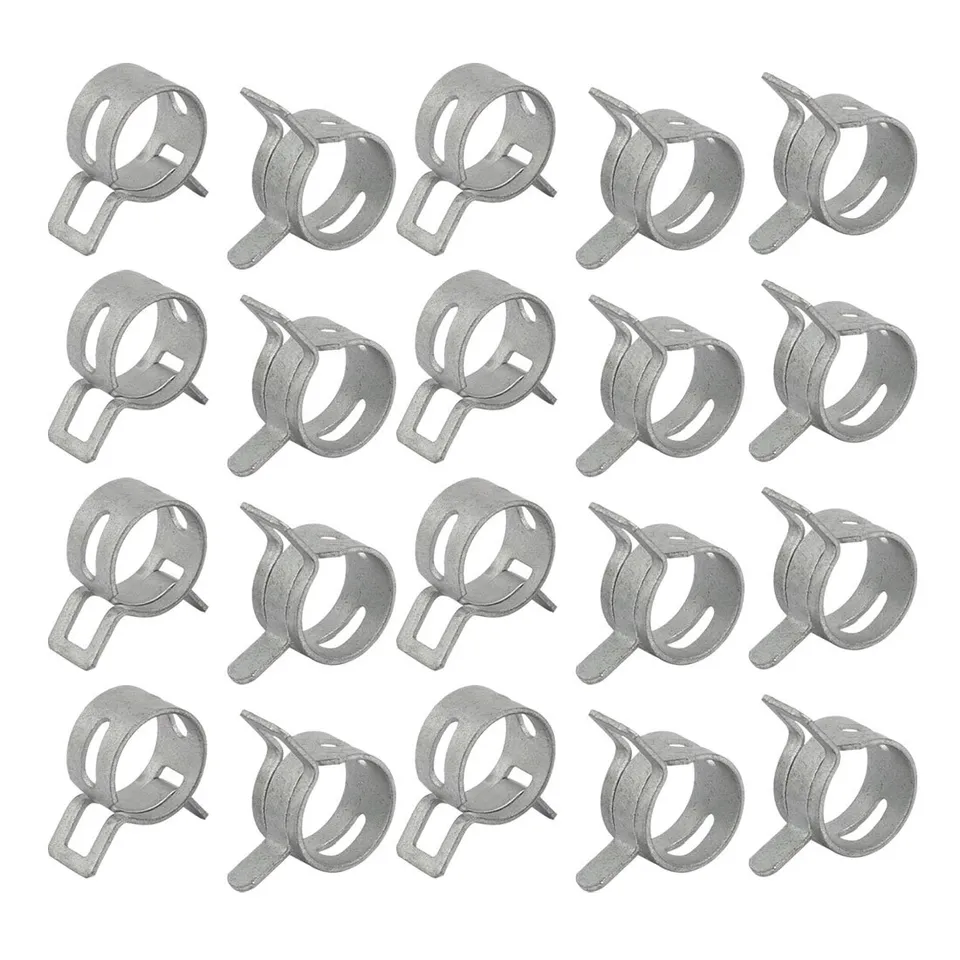 Sourcingmap Collier Serrage Ressort 12mm Lot 20pcs Acier