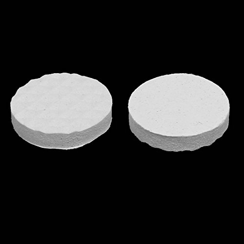 Sourcing Map Home & Garden patin meuble caoutchouc blanc 18mm 24pcs