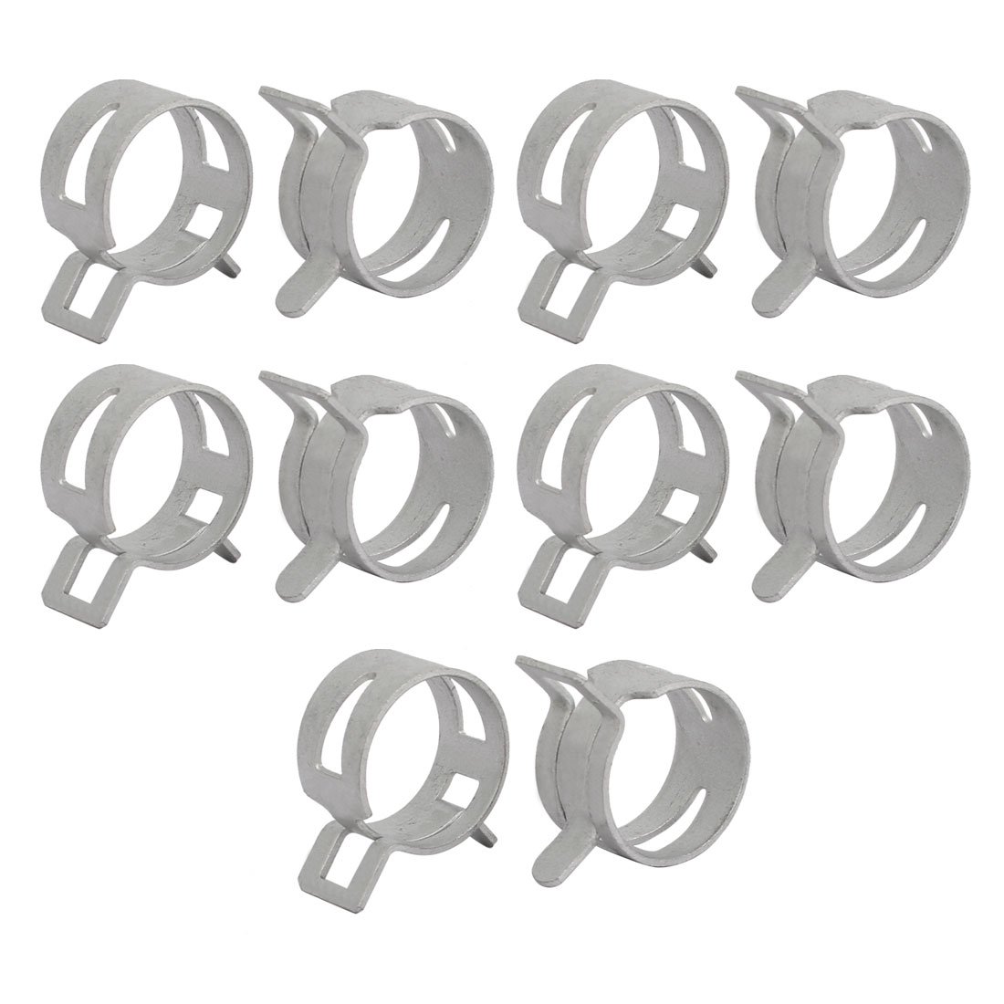Sourcing Map Collier Serrage Ressort 19mm Lot de 10
