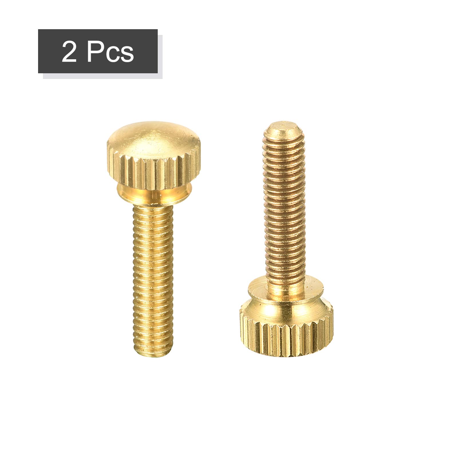 Sourcing Map Vis Molette Laiton M5x20mm Lot 2