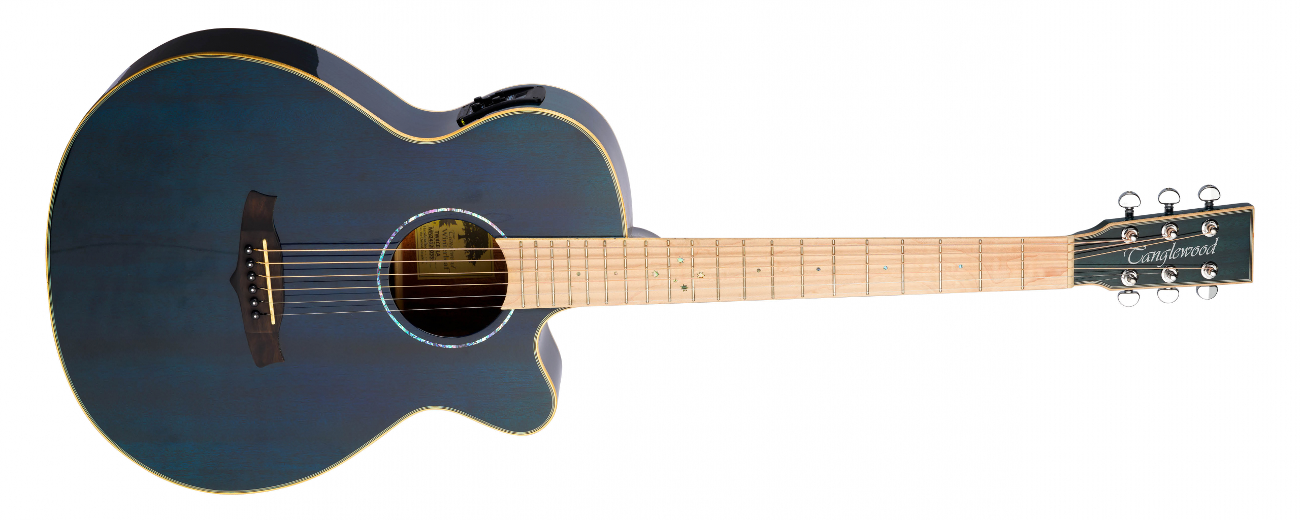 Tanglewood Winterleaf Blonde TW4 CE BLA guitare folk blonde