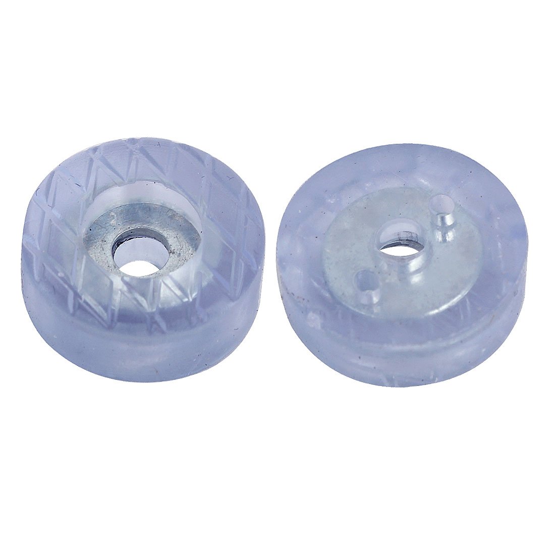 SOURCINGMAP Patin meuble rond 18x7mm caoutchouc 12pcs