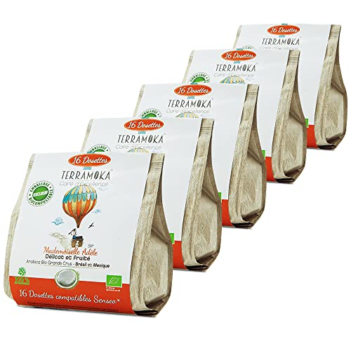 Terramoka Mademoiselle Adèle dosette Senseo bio x80 arabica