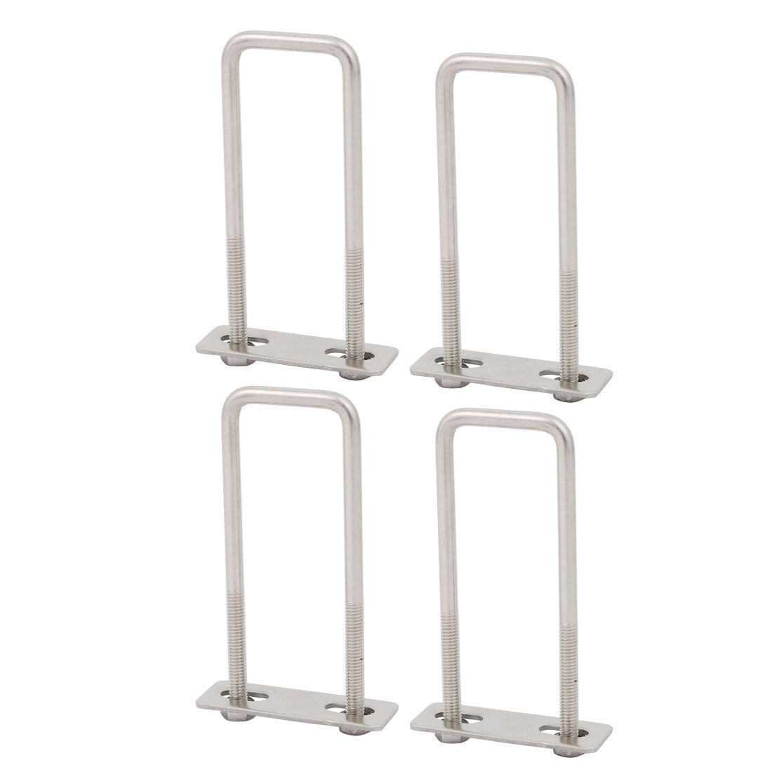 Sourcing Map Boulon en U inox 304 M6 100mm lot 4