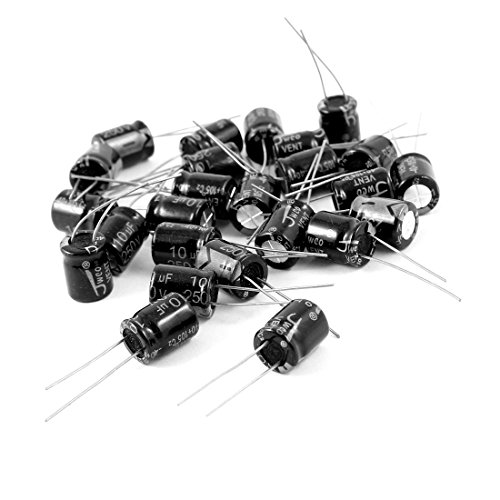 Sourcingmap Condensateur Électrolytique 10uF 250V Lot 25