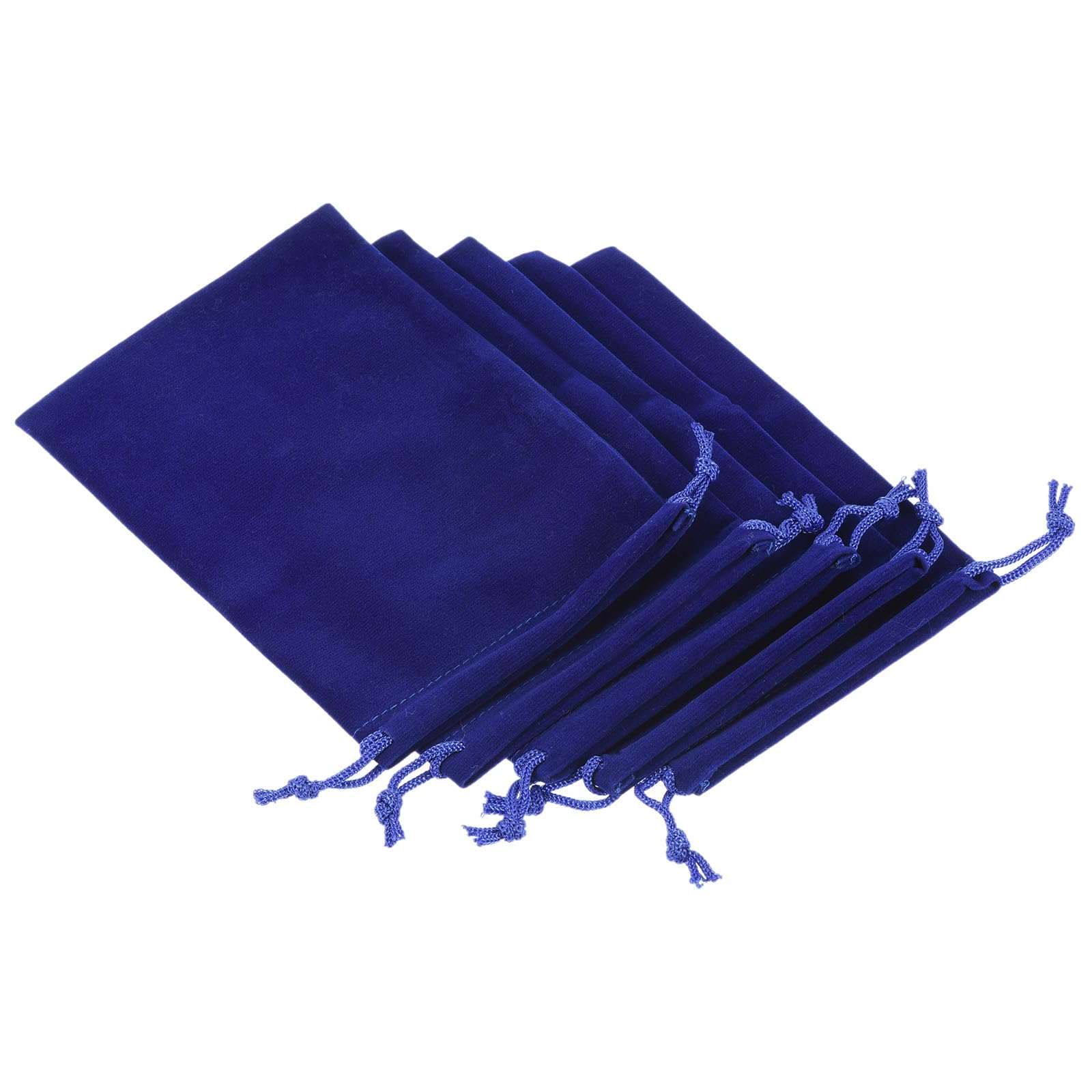 sourcing map pochettes microfibre bleu foncé 18x12 lot 10