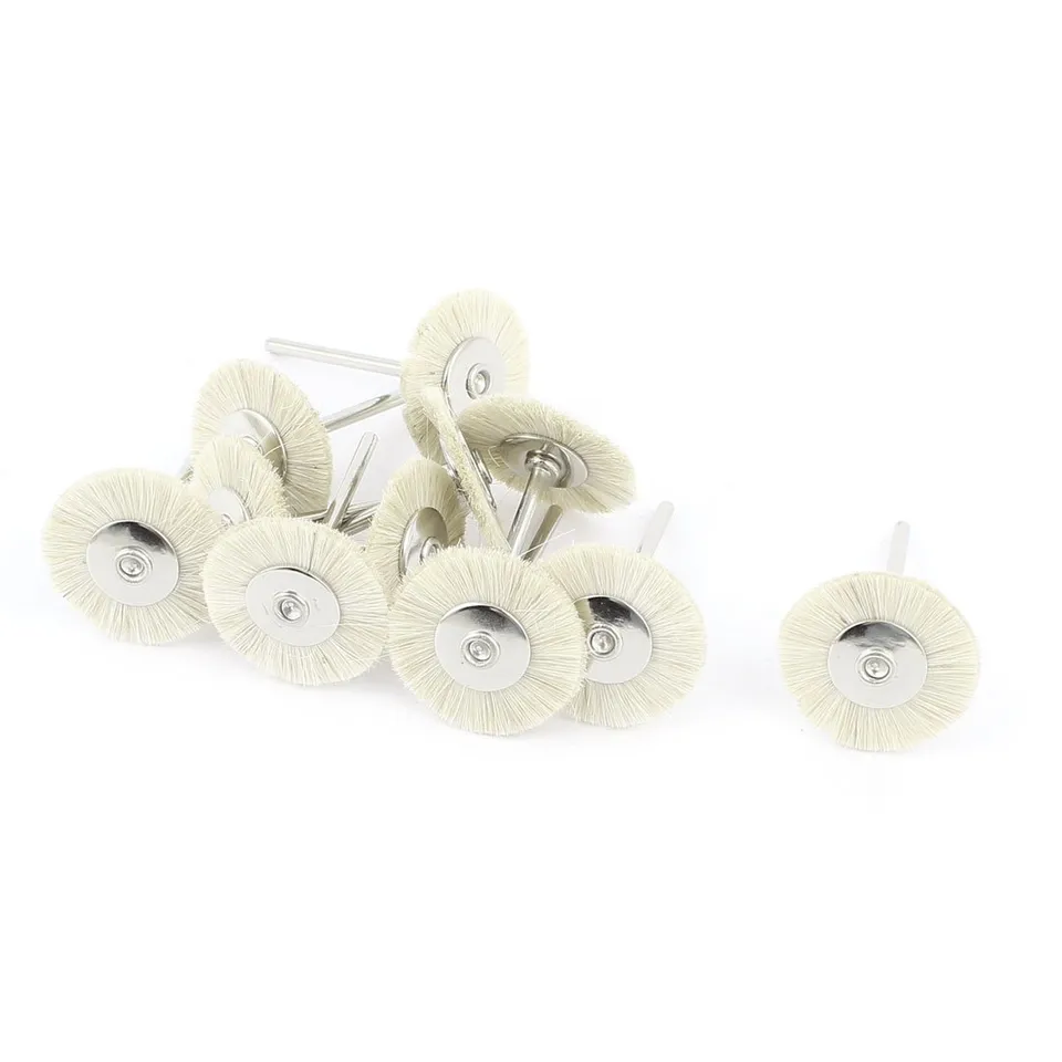SOURCINGMAP Industrial Roue Polissage 25mm Blanc Lot 11