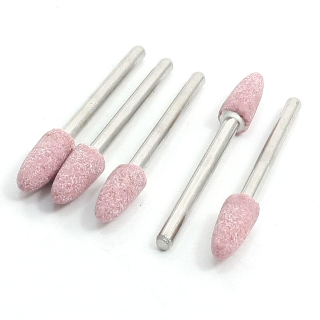 SOURCINGMAP pierre à meuler rose 6 mm lot 5 tige 3 mm