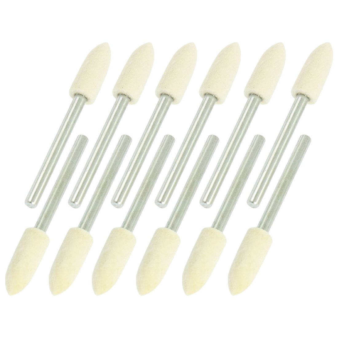 Sourcingmap lot 12 feutres coniques polissage 3 mm