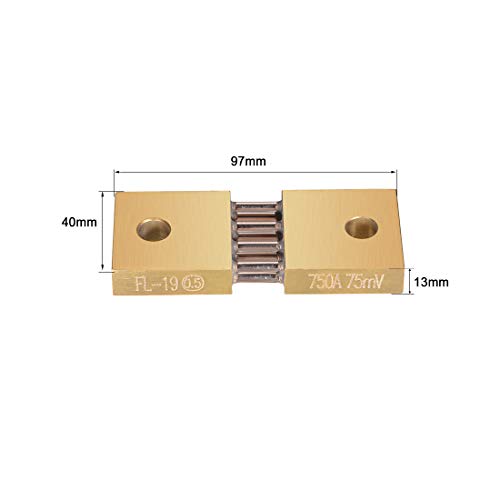Sourcing Map FL-19 shunt 750A 75mV ampèremètre cuivre