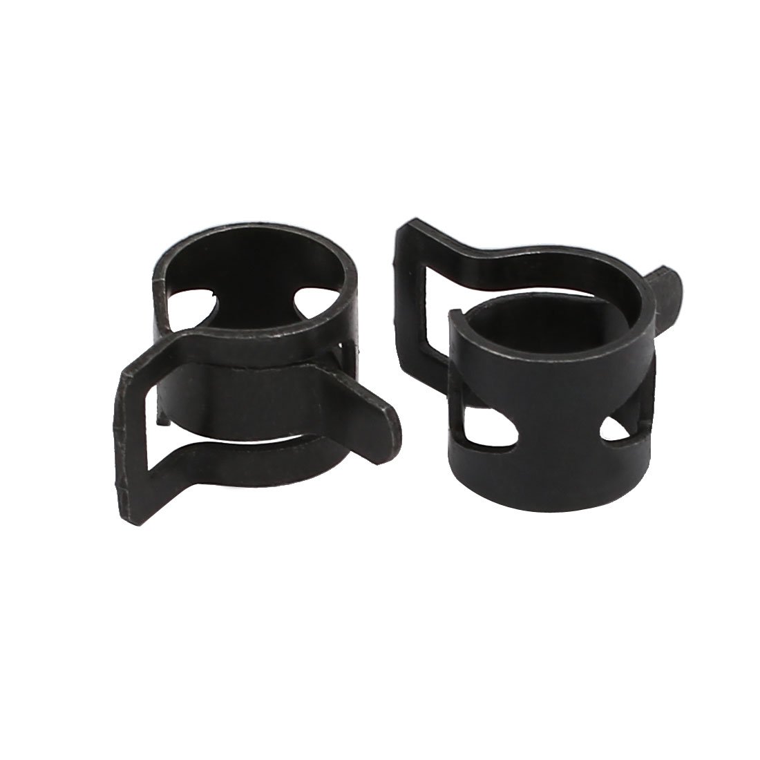 SOURCINGMAP Industrial collier serrage ressort 8mm noir 10pcs