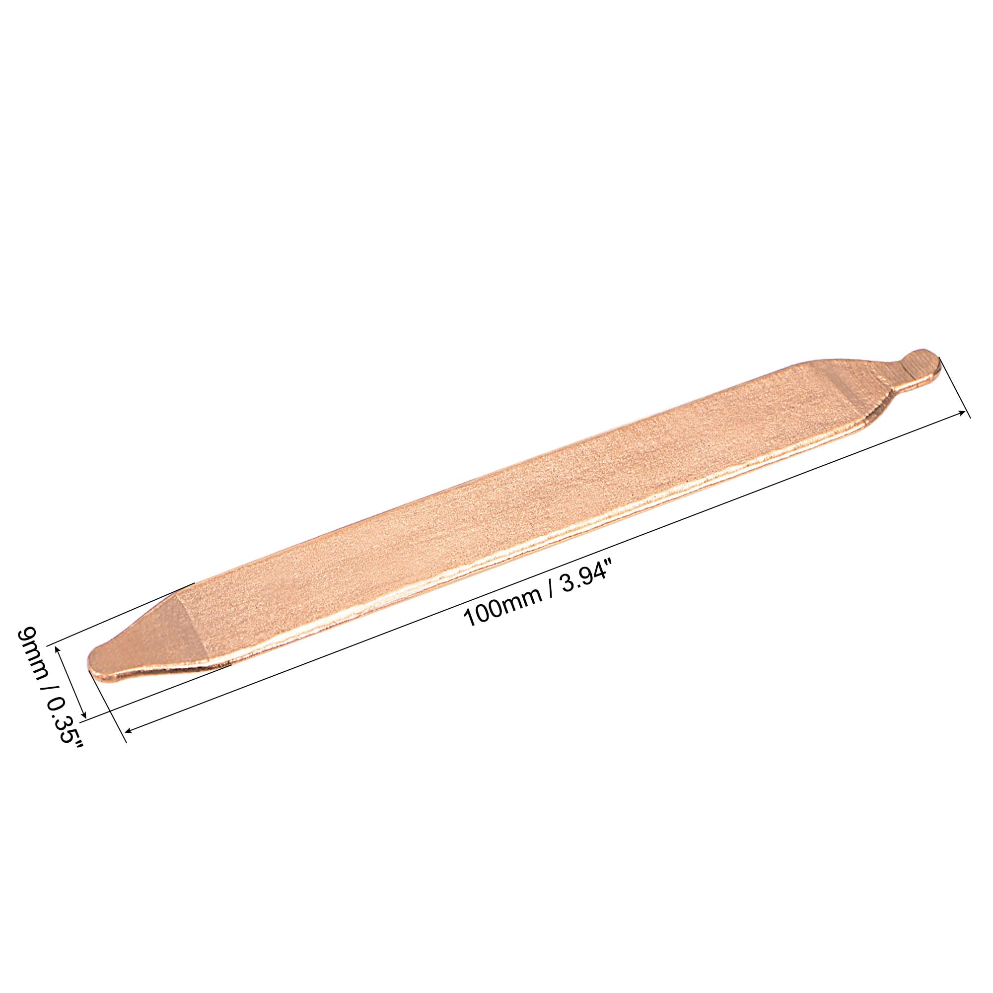 Sourcingmap 60x9x1mm caloduc cuivre plat pour CPU