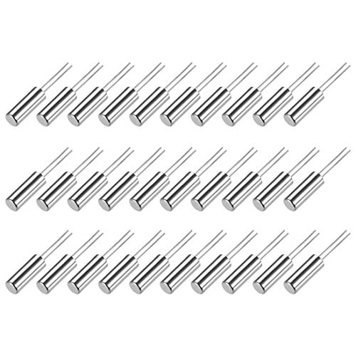 Sourcingmap Quartz 32.768KHz 3x8mm Oscillateur 30 Pièces DIP